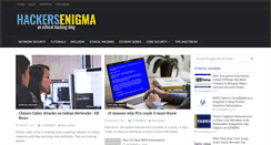 Desktop Screenshot of hackersenigma.com